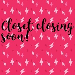 Closet closing down